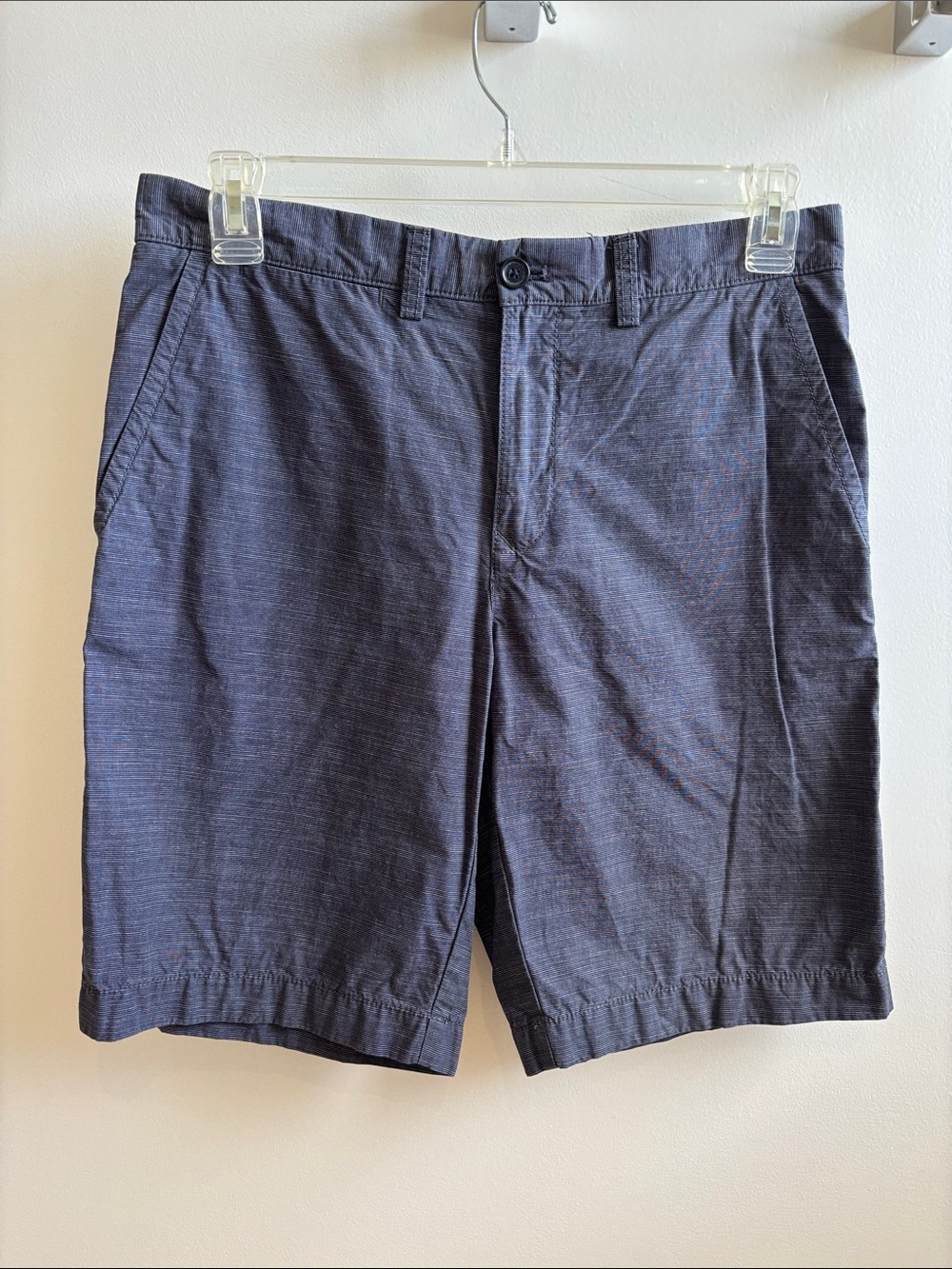 Tommy Hilfiger Men's Flat Front Navy Shorts